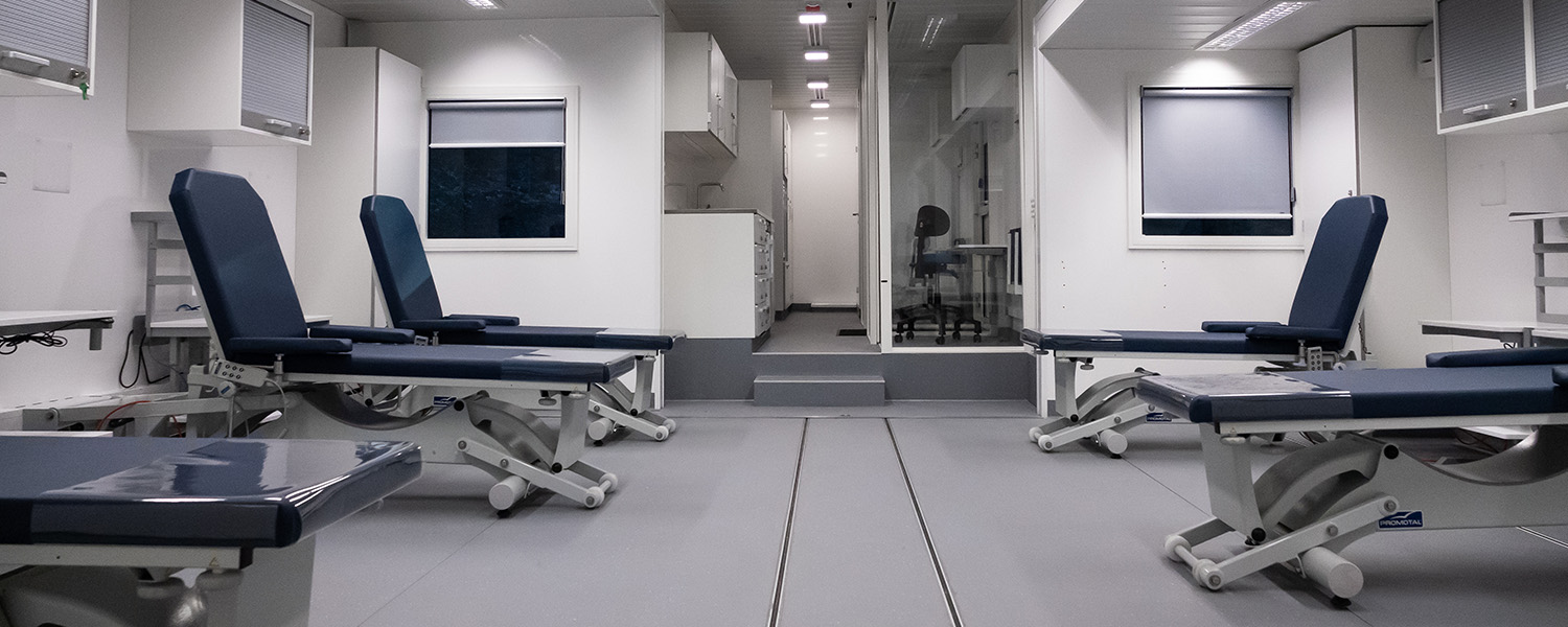 Mobile blood donor unit 1